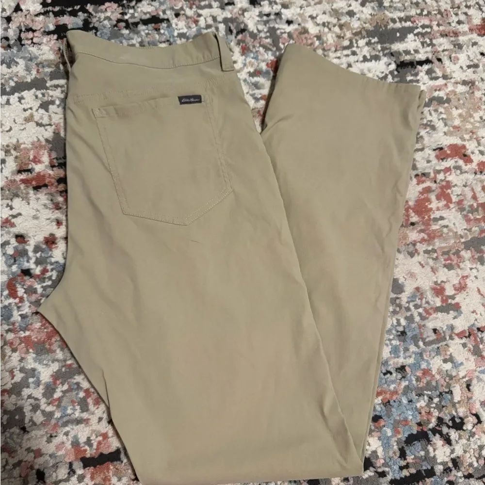 Eddie Bauer Tan Classic Straight Leg